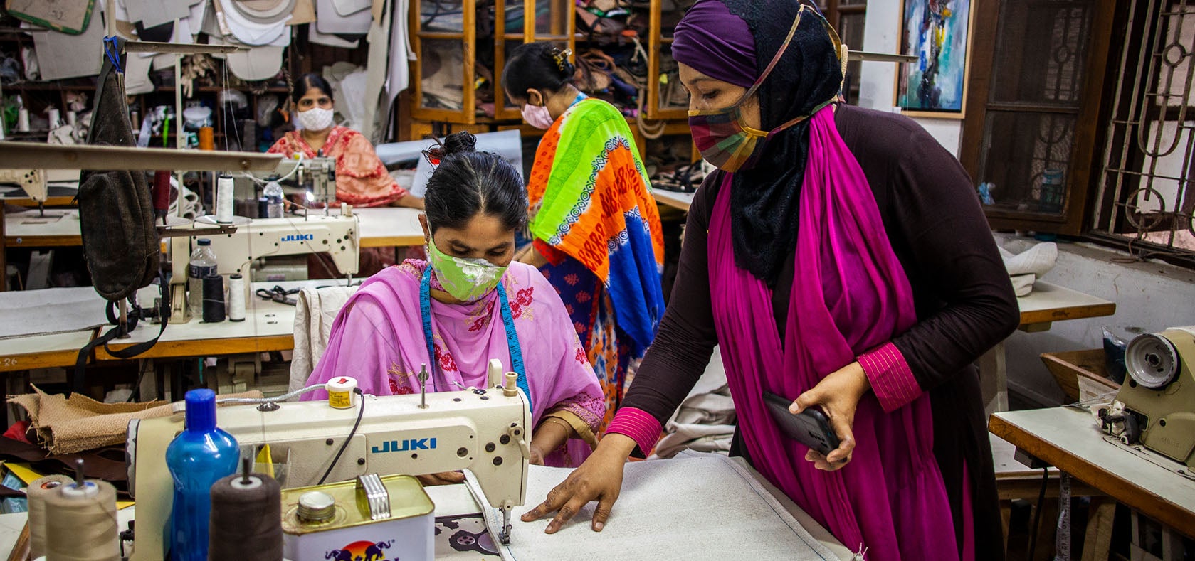 The Tarango women’s shelter provides integrated essential services and economic empowerment to women and girls. Photo: UN Women/Fahad Kaizer