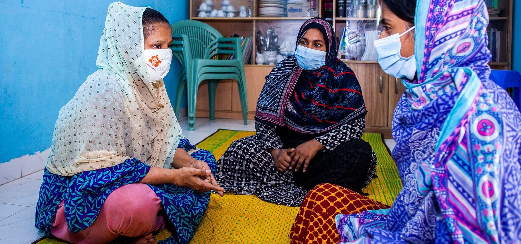 For many survivors, meeting other women thriving for a better future itself is an empowering opportunity. Photo: UN Women/Fahad Kaizer