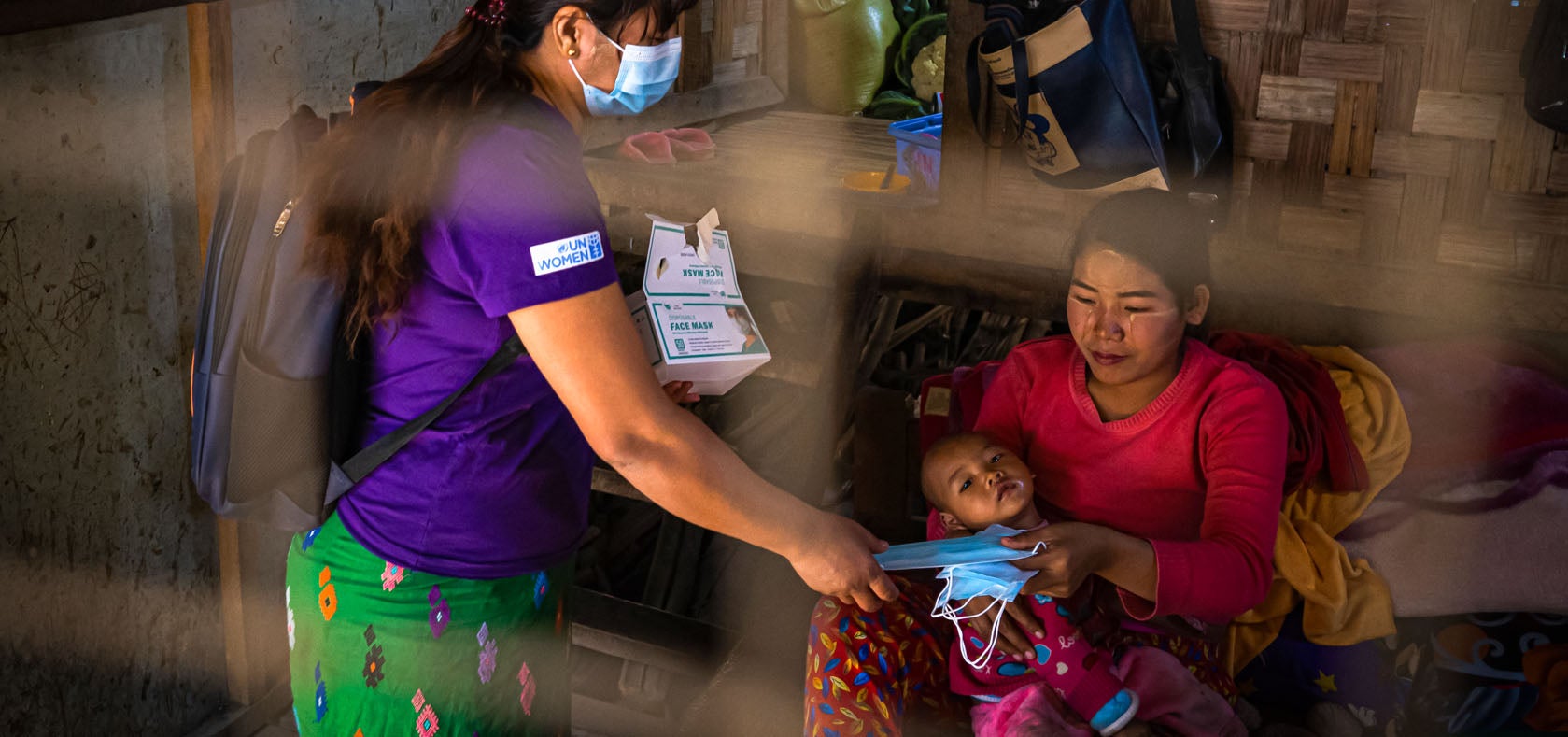 Women and girls have unique roles in resilience building, disaster response and recovery and local humanitarian actors have been crucial in supporting response and recovery efforts in their communities. Photo UN Women/Khun Ring