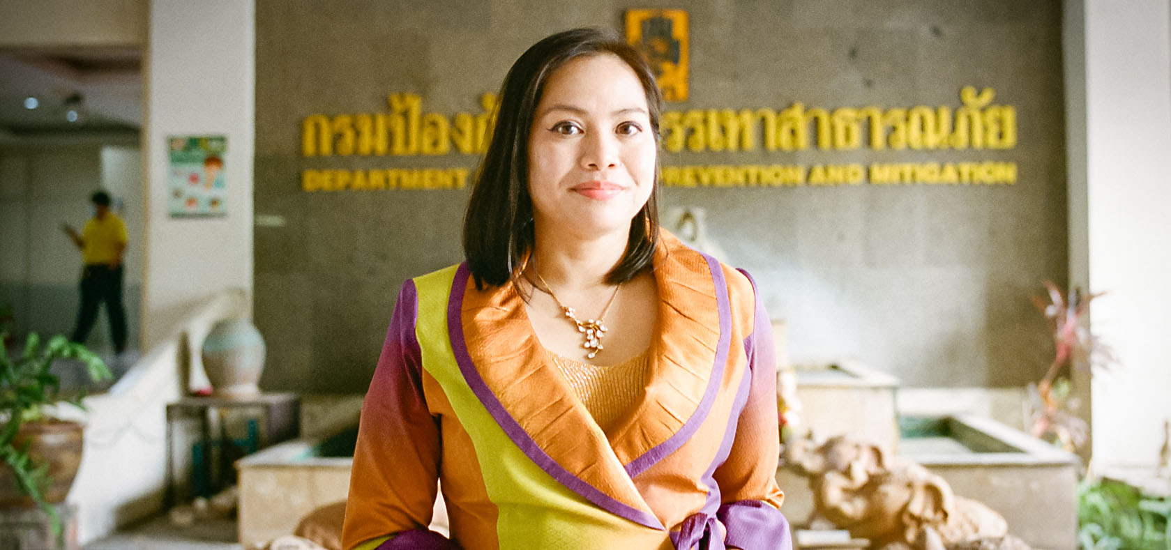 Aimee is the director of International Cooperation Section at the Department of Disaster Prevention and Mitigation (DDPM), Ministry of Interior of Thailand. Photo: UN Women