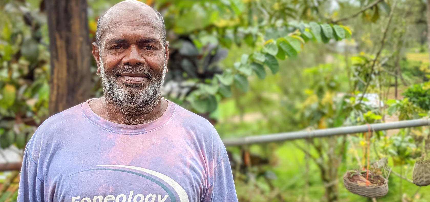 Sani Daoni of Wailoku in Suva, Fiji, poses for a portrait on 15 September, 2021.  Photo: UN Women/Miho Watanabe