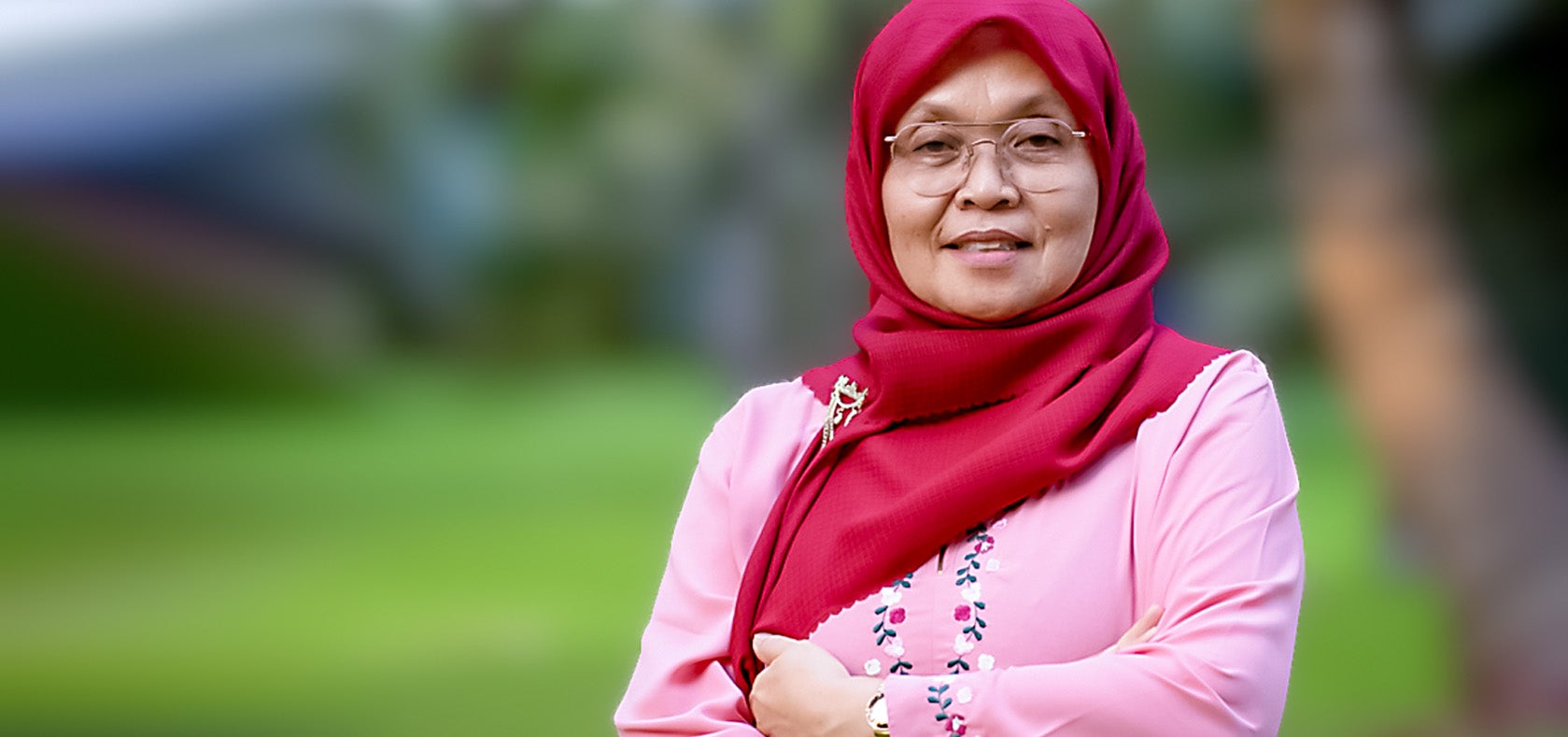 Nurrunihar Mohammad poses for a photo on 18 November, 2021. Photo: UN Women/Louie Pacardo