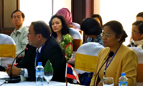 HE Madame Bundith Prathoumvanh, Vice President, Lao Women’s Union HE Dr. Bounpheng Philavong, Director, National Centre for HIV/AIDS/STI, Ministry of Health, Lao PDR 