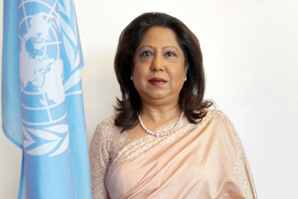 Under-Secretary-General Pramila Patten  Photo: Office of the Special Representative of the Secretary-General on Sexual Violence in Conflict 