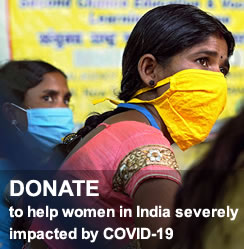 Make a donation to help women in India severely impacted by COVID-19