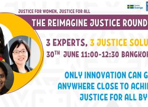 Expert Roundtable: Justice for Women, Justice for All - Reimagine Justice 