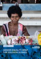 Gender Equality Brief for Solomon Islands Cover