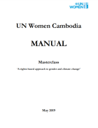 Training manual: Masterclass ‘A rights-based approach to gender and climate change’