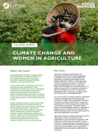 Climate Change and Women in Agriculture