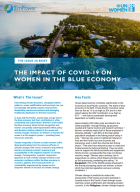 Impact of COVID-19 on Women in the Blue Economy