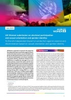 UN Women submission on electoral participation and sexual orientation and gender identity: To the UN Independent Expert on protection against violence and discrimination based on sexual orientation and gender identity