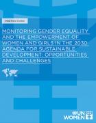 Monitoring Gender Equality and the Empowerment of Women and Girls in the 2030 Agenda for Sustainable Development: Opportunities and Challenges | Cover