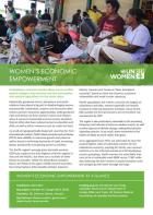 Programme briefs - Women’s Economic Empowerment