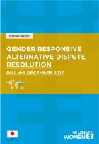 Seminar Report – Gender Responsive Alternative Dispute Resolution