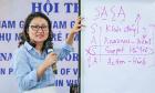 Le Thi Lan Phuong of UN Women speaks at a training workshop in Danang in 2018. Photo: UN Women/Thao Hoang
