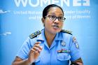 Superintendent Natercia E. S. Martins. The only Timor-Leste’s Police Municipal commander in the country. Photo: UN Women/Helio Miguel