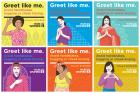 The “Greet Like Me” initiative was inspired by the “Salam for Safety” campaign created by UN Women Afghanistan