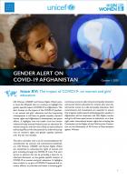 Gender Alert on COVID-19 in Afghanistan | Issue XV: The impact of COVID19- on women and girls’ education
