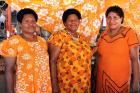 Through an event organised by UN Women's Markets for Change project, market vendors at Tavua market in Fiji showed their support for ending violence against women and girls by decorating their stalls in orange and wearing orange. Nurses from the Ministry 
