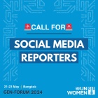UN Women call for women, peace and security social media reporters in Asia and the Pacific
